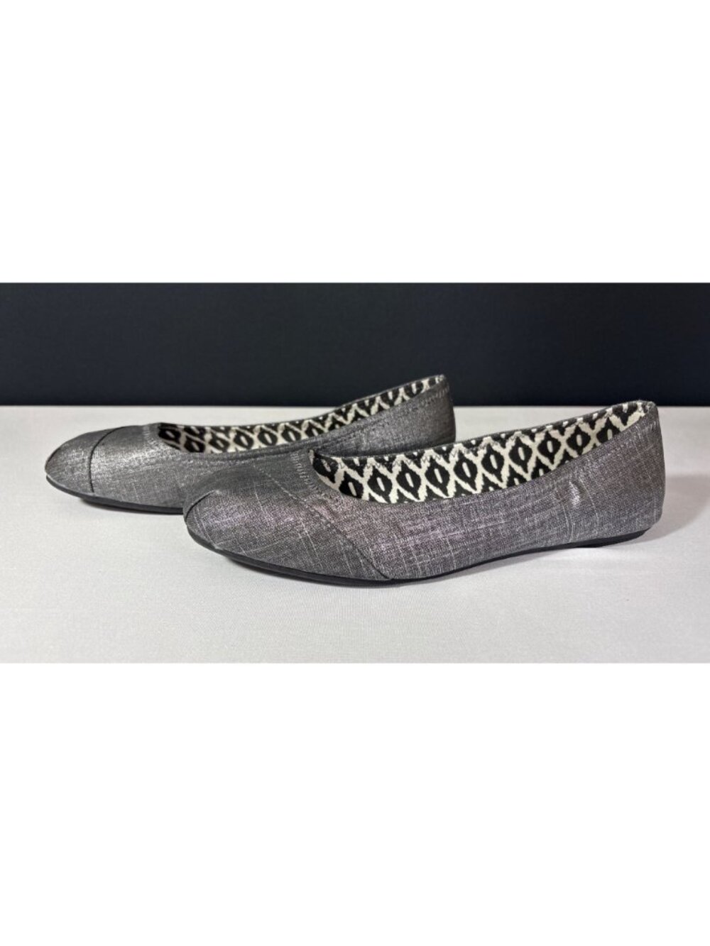 Faded Glory Women's Flats Shimmery Ballet Size 9 Slip-On Shoes Leopard Print - Picture 2 of 9